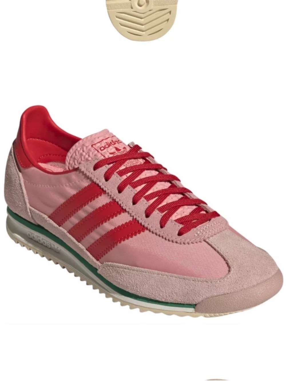 Adidas SL 72 OG Semi Pink Spark/Glow Pink/Red With Green